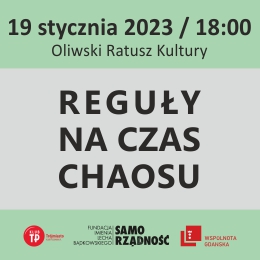 Reguły na czas chaosu - rozmowa o książce Tomasza Stawiszyńskiego
